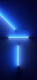 Light Beams Blue Light