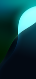 Azure Dark iOS 18 wallpaper