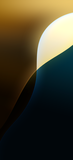 Yellow Dark iOS 18 wallpaper
