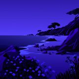 iOS 14.2 wallpaper LAke The Beach Dark Mode